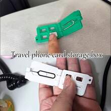 2pcs Travel SIM Card & Password Holder Set, Mobile Card Holder, Outdoor Gear Accessories Storage Box - 2pcs - View 5