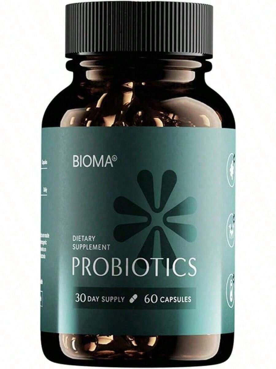 BI0MA Probiotics - Digestive Health Probiotic - Gut Support For Men & Women With Xylooligosaccharides, Tributyrin & Bifidobacterium - Vegan & Gluten Free - 60 Delayed-Release Capsules (30-Day Supply) - 益生菌 - 查看 1