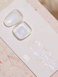 2026新款12毫升容量情人节礼物夏季梦幻美人鱼超细春季闪粉水钻云锦碎钻超细闪粉凝胶超闪亮梦幻糖果冰透明闪粉凝胶指甲油，季节星光闪粉磁性持久美白美甲 - 彩色 - 查看 8