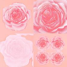 20/40/60张装，粉色花卉图案一次性纸巾，双层13*13英寸春夏花卉纸巾，花朵造型装饰鸡尾酒餐巾纸，花卉图案宾客餐巾纸，适用于生日、婚礼、婴儿派对、餐桌装饰等场合。 - 多色 - 查看 6