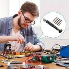 5-In-1 Multi-Functional Mini Screwdriver Set, S2 Steel Magnetic Screwdriver Kit For Eyeglasses, Fashion Glasses, Electronics, Phones, Jewelry Repair DIY Tools, Holiday Gift - Screwdriver - View 10