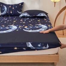 Bộ ga trải giường 3 món in 3D sống động (1 ga trải giường + 2 vỏ gối), chất liệu vải thân thiện với da, không kèm ruột gối, bộ đồ dùng gia đình, có thể giặt máy. - Ai ca - Xem 6