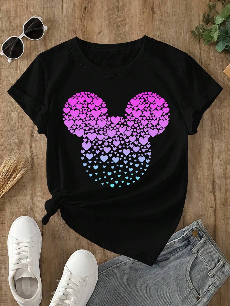 Disney Women T-Shirts - Black - View 1