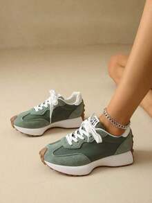 ZKBBO. Women's Casual Sports Shoes, Lightweight Non-Slip Fitness Running Shoes, Tennis Shoes, Sneakers - 綠色 - 查看 1