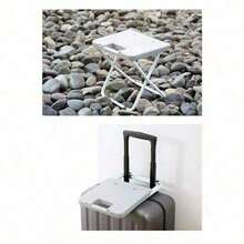 Home Kitchen Indoor Multifunctional Portable Folding Comfortable Stool Space Saving Plastic Bath Shower Chair Easy Storage - As Picture - View 8