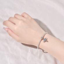 CYMYSS 1pc Minimalist Fashion 925 Silver Plated Artificial Zirconia Snake Staff Medical Symbol Pendant, Suitable For Women To Wear On Valentine's Day/Nurses' Day/Occupational Anniversary - Multicolor - View 5