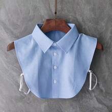 1pc Women's Detachable Denim Pointed Collar Shirt Collar Accessory, Versatile Clothing Accessory Suitable For Autumn/Winter - Multicolor - View 19