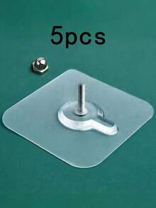 30pcs Seamless Self-Adhesive Photo Hooks - No Drilling Required, Strong Adhesive Wall Mounting, Suitable For Photos And Posters - Multicolor - View 15