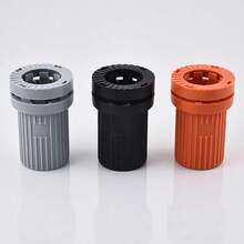 Tuerca de fijación para grifo de lavabo de agua fría y caliente, tuerca anti-aflojamiento de liberación rápida, asiento fijo de instalación rápida U3RG - Naranja - Ver 3