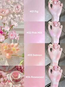 JUDYDOLL 液体腮红精华，南瓜娃娃腮红高光液，毛孔细致，提亮肤色，无花果泥全新爆款扑粉色彩，保湿裸妆，适合日常妆容 - #01 fig - 查看 6