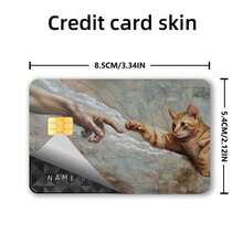 2pcs Colorful Credit Card Skin Stickers, Waterproof Scratch-Resistant Personalized Decorative Protective Stickers, Suitable For Credit/Debit/Transit Cards - C-multicolor - View 7
