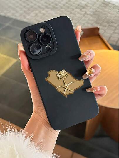 غلاف هاتف مطبوع بخريطة الشرق الأوسط بطراز أنيق، من مادة TPU مقاومة للسقوط والماء، متوافق مع هواتف آبل 17/16/15/14 بلس/13/12/11/برو ماكس/برو/بلس وسلسلة جالاكسي، هدية مثالية لنفسك وعائلتك وأصدقائئك وزملائك