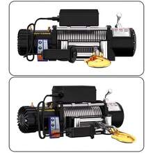 Electric Winch 12V 13500lb/6123kg Steel Rope Wireless Remote Control For Vehicle - Default - View 3