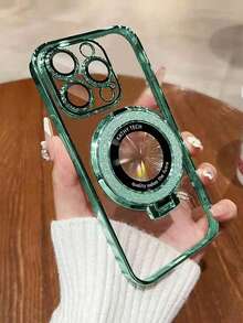 1个电镀TPU手机壳，适用于17 Pro Max/15 Pro Max/16 Pro Max/16 Pro/14 Pro Max/14 Pro/13 Pro Max/16 16e/12/11 - 軍綠色 - 查看 3