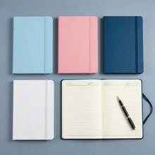 1 Pc Business Office Meeting Notebook With Strap, A5 Journal, Student Diary Notebook - Style 1 - View 11