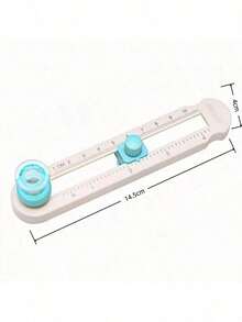 1 Piece Of 360° Mini Circular Cutter, With A Diameter Range Of 2-20 Cm. Craft Supplies, 360° Adjustable Cutter, Back To School, Stationery, School Essential. It Is A Lightweight Rotating Compass And A DIY Card Cutting Tool, Suitable For Study And Office Use. - Multicolor - View 14