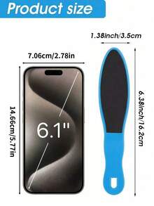 Foot Scrubber, Best Foot Care And Pedicure Tool, Removes Calluses. Dry And Wet Use, Foot Scrubbing Tool, Foot Care Tool, Travel Essentials, Travel Must-Have, Foot Scrubbing Tool - Multicolor - View 5