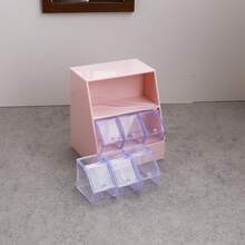 Mini Snack Storage Rack, Cute Drawer-Style Small Storage Rack, Mini Dollhouse - Multicolor - View 9