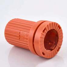 Tuerca de fijación para grifo de lavabo de agua fría y caliente, tuerca anti-aflojamiento de liberación rápida, asiento fijo de instalación rápida U3RG - Naranja - Ver 9