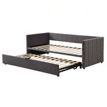 Futoner - Grå + Klädd + 90cm*200cm-3 - Visa 10