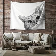 1pc Kawaii Anime Print Anime Style Wall Tapestry Polyester Fabric Soft Lightweight Durable Multi Purpose Wall Decor Living Room Bedroom Wall Art 60 X 90 - 1PC - 查看 6