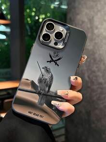 New Creative Fashion IMD Laser Phone Case Series, Elegant Calligraphy Paired With Patterns, Classic Hybrid Shockproof Anti-Slip Phone Case, Suitable For IPhone 17/17Air/17Pro/17ProMax, 16/16Plus/16ProMax, 15, 14, 13, 12, 11 Series, And Galaxy S22, S23, S24, S25 PLUS ULTRA Series, Suitable As Easter Gift, Christmas/Halloween Decoration, Birthday Gift For Couples, Girlfriends, Boyfriends, Friends Or Yourself - Black - View 6