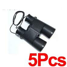 Prismáticos estilo camuflaje para niños, telescopio de juguete a prueba de golpes, para ver senderismo, actividades educativas al aire libre EJMI - Negro-1 pieza - Ver 10