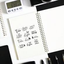 透明印章 复活节字母硅胶密封印章 DIY剪贴簿卡片制作 手工工艺品压花照片日记相册 - 二氧化碳 - 查看 7