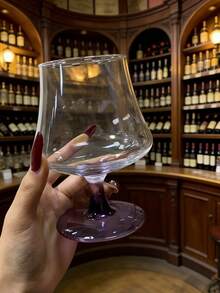 2 piezas/4 piezas Vasos de vidrio con tallo púrpura, tazas de café, tazas de jugo, tazas de agua con gas, vasos para bebidas, copas de cóctel, para el hogar, bodas, fiestas, cristalería para días festivos - Morado - Ver 11