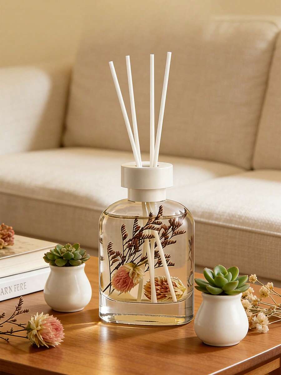 1 lọ khuếch tán tinh dầu hoa 150ml kiểu tranh màu nước, tinh dầu thơm chiết xuất từ thực vật, hương thơm lâu dài, thích hợp cho phòng ngủ, khử mùi và trang trí nhà cửa, bộ khuếch tán bằng que mây không lửa, chất làm thơm không khí.