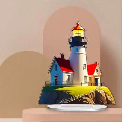 Cartoon Villa Figurine, Creative Home Decor, Living Room Entryway Desktop Ornament, Gift