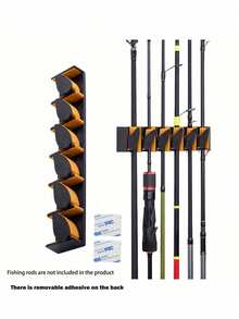 GOTURE 1pc Fishing Rod Holder Can Store 6 Fishing Rods Or Combinations-Perfect Fishing Rod And Gear Storage! - Multicolor - View 11