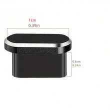 4pcs/Set Phone Dust Plug Set With USB-C Dust Plug, Suitable Compatible With Iphone, Type-C Phones, 15-17 Series - Multicolor - View 3