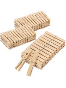 40pcs Wooden Clothespins, Approx. 7.2cm/2.8 Inches Long - Multicolor - View 8