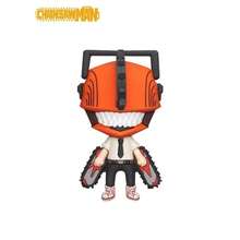 Crunchyroll 1个官方授权的电锯人3D泡沫冰箱贴，趣味角色设计，适用于储物柜、冰箱、办公室或家居装饰，家居配件，收藏家的完美礼物 - 珊瑚橙 - 查看 7