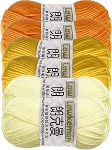 6pcs/300g Medium Soft Yarn, Suitable For Crochet Projects, Can Be Used For DIY Crochet Bags, Crafts, Decorations, Holiday Gifts, A Wonderful Commemorative Gift For Family And Friends - Multiple Styles - View 24