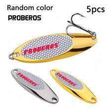 Sea Fishing Lures, Metal Sequin Vibration Baits In Gold & Silver, Bionic Fishing Lures, Hard Bionic Fishing Baits, Metal Fishing Lures - Multicolor - View 10
