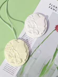 1pc Butterfly Flower Pendant Silicone Mold, Silicone With Hole Easy To Demold, Handmade DIY Resin, Wax, Plaster Keychain Pendant Mold, 3D Butterfly Flower Shape, Heat Resistant And Reusable - A-White - View 4