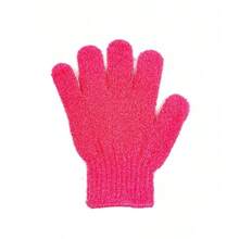 Bath Scrub Gloves, Five-Finger Scrub Towel, Exfoliating Bath And Body Scrubber, Exfoliating And Back Scrubbing Tool - 彩色 - 查看 5