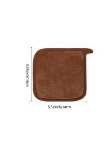 可重复使用的带包边设计的卸妆棉，柔软可水洗卸妆巾 - 彩色 - 查看 7