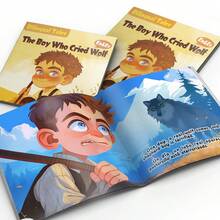 Bilingual Classic Fable "The Boy Who Cried Wolf" – Honesty & Responsibility Theme, Inspirational Family Reading Gift - Classic Moral Tale - View 5