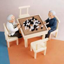 三合一娃娃屋、飞行象棋、跳棋、棋盘玩具套装 - 彩色 - 查看 3