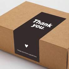 150pcs/Roll Gift Packaging Thank You Sealing Stickers, Baking Wedding Gift Decoration Adhesive Labels - View 4
