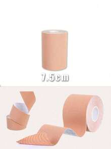 1 Roll Invisible Self-Adhesive Breast Lift Tape, Strapless Bra Cups Enhancer Pads For Women - Beige - View 11
