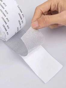 1 Roll Self-Adhesive Mesh Window Repair Tape, Waterproof Tear-Resistant Anti-Insect Net Patch, Suitable For Fabric And Mesh Screens, Ideal For Dorm/Curtain Window Repair - View 8