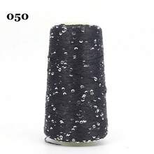 50g Shiny Sequin Crochet Knitting Yarn, DIY Sweater, Bag, Hat Handicraft Materials - Multicolor - View 25