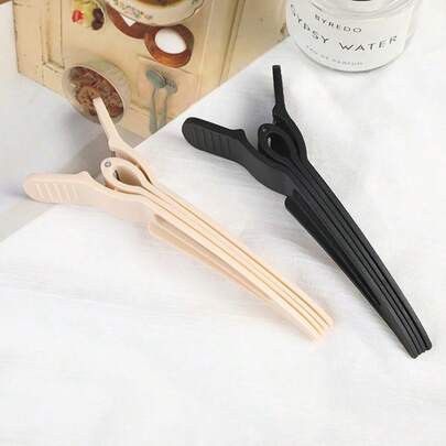 造型发夹，适用于定型、分区、美发沙龙、修剪、稀疏头发、DIY发饰、蓬松发夹（用于发根）、打造柔和波浪。防滑编织发夹（适用于细软头发）。用于固定发束的发夹。