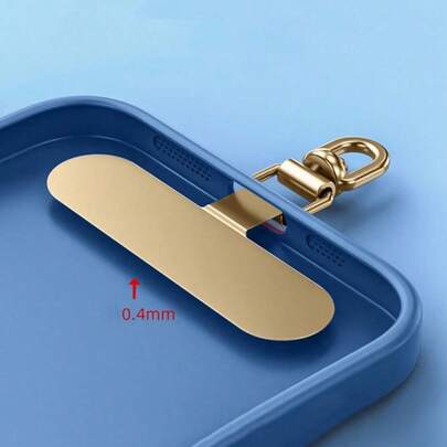 Alloy Lanyard Gasket 360° Rotatable Stainless Steel Phone Hook Metal Washer Secures Phone Lanyard Spring Gift