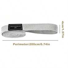 Fitness Resistance Bands - Knit Elastic Stretch Training Pulling Bands, Large/Medium/Small Resistance Levels For Yoga & Strength Training, Pull-Ups Assistance - Multicolor - View 4