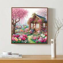 5D钻石画套装 - 全圆钻，风景图案，亚克力工艺套装，家居装饰，无框创意钻石画套装 - 圓鑽 - 查看 9